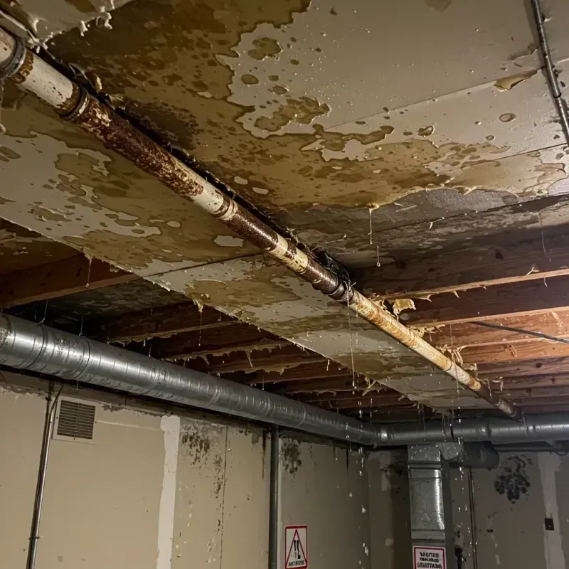 Ceiling Water Damage Repair in Wellsville, OH